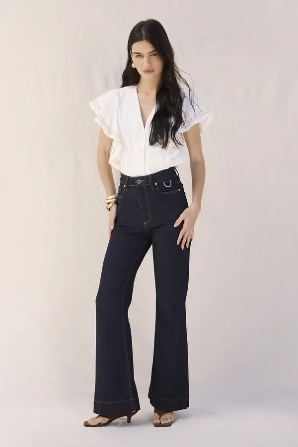 CALÇA BOOT CUT AMACIADA