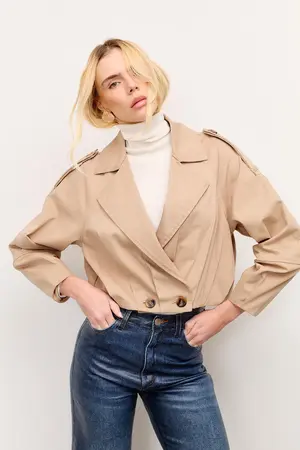 JAQUETA DE SARJA BOMBER